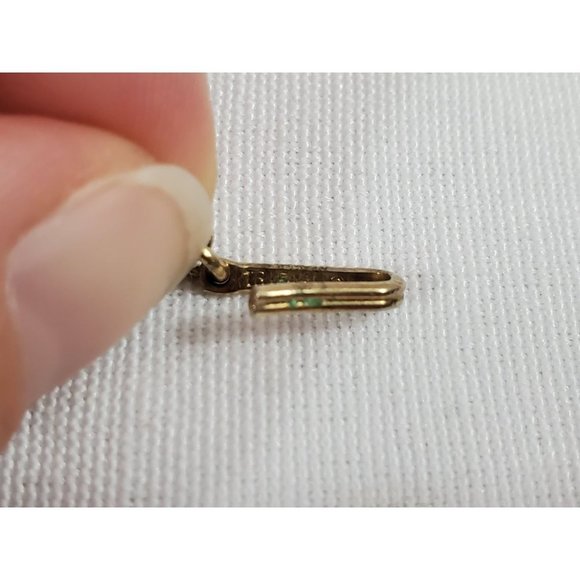 Vintage Trifari Gold Basket Black Enamel Rings Necklace - Picture 5 of 6